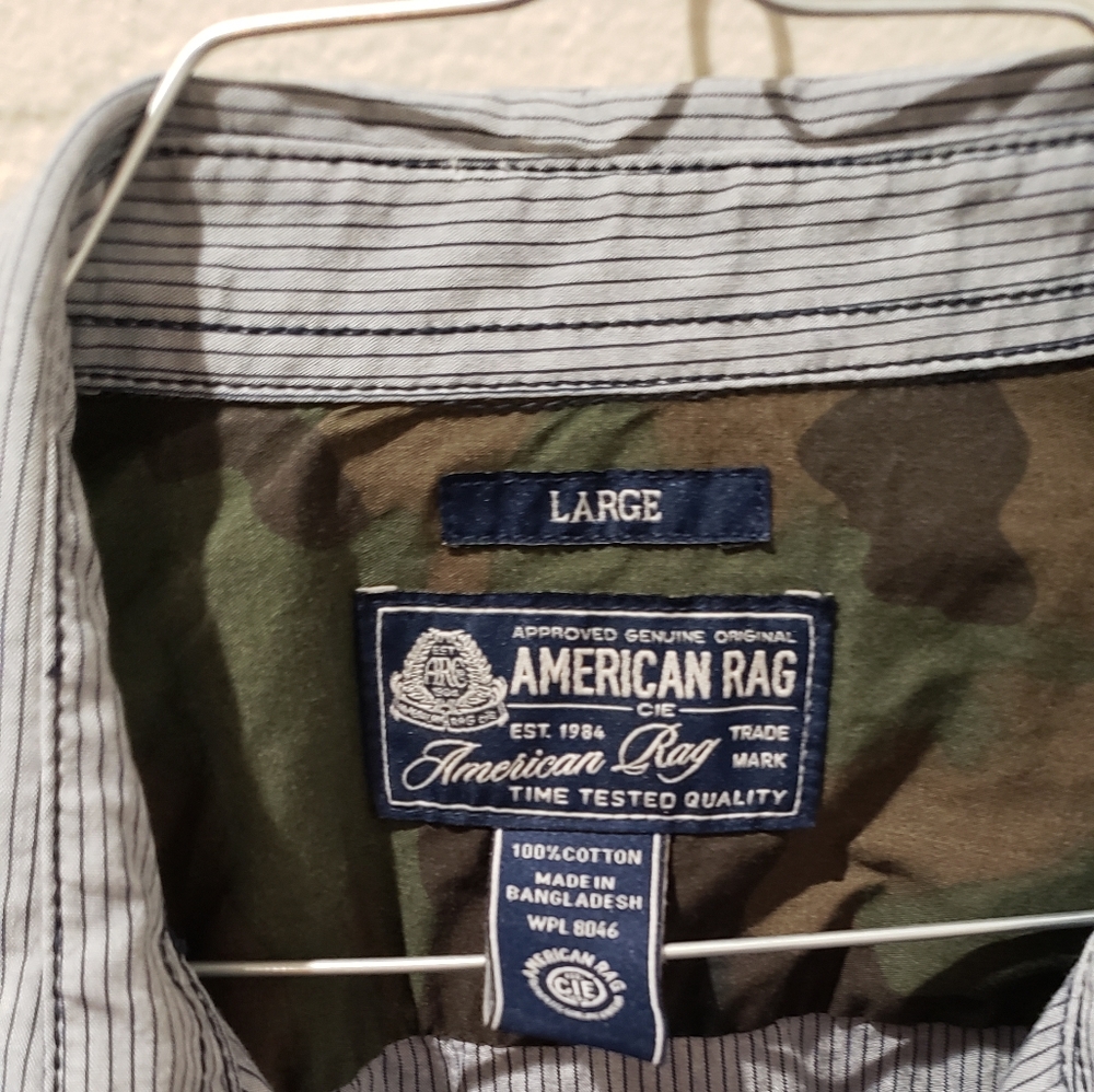 American Rag button down shirt. Large - Picture 3 of 10